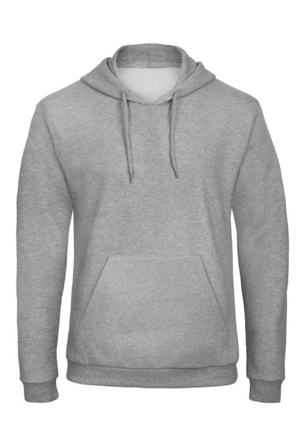 B&C be inspired ID.203 50/50 Hooded Sweatshirt grijs