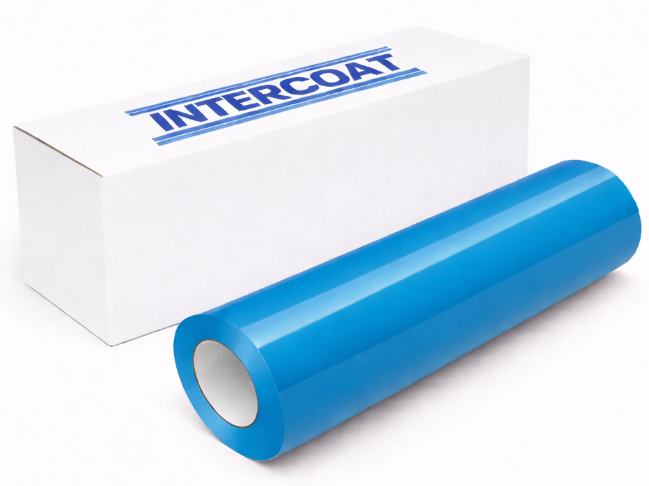 Intercoat Permanent Vinyl Glossy Light Blue