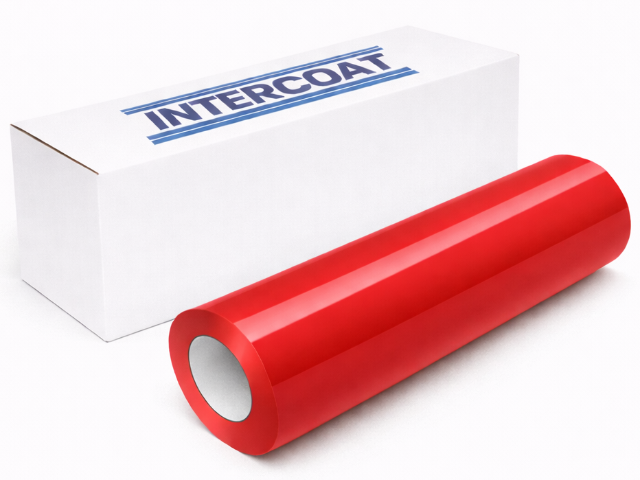 Intercoat Permanent Vinyl Glossy Red
