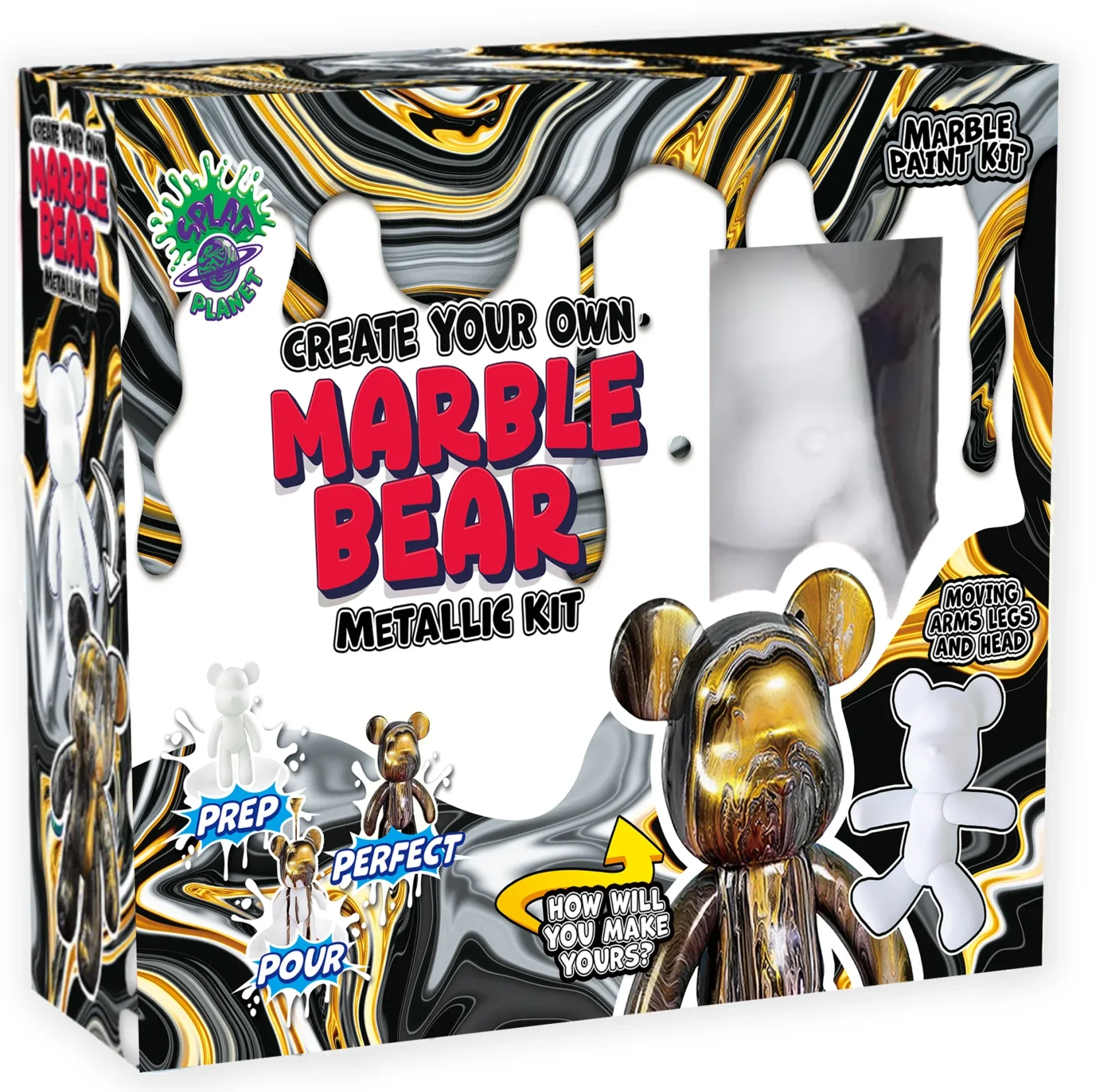 SplatPlanet Metallic Marmer Set Beer