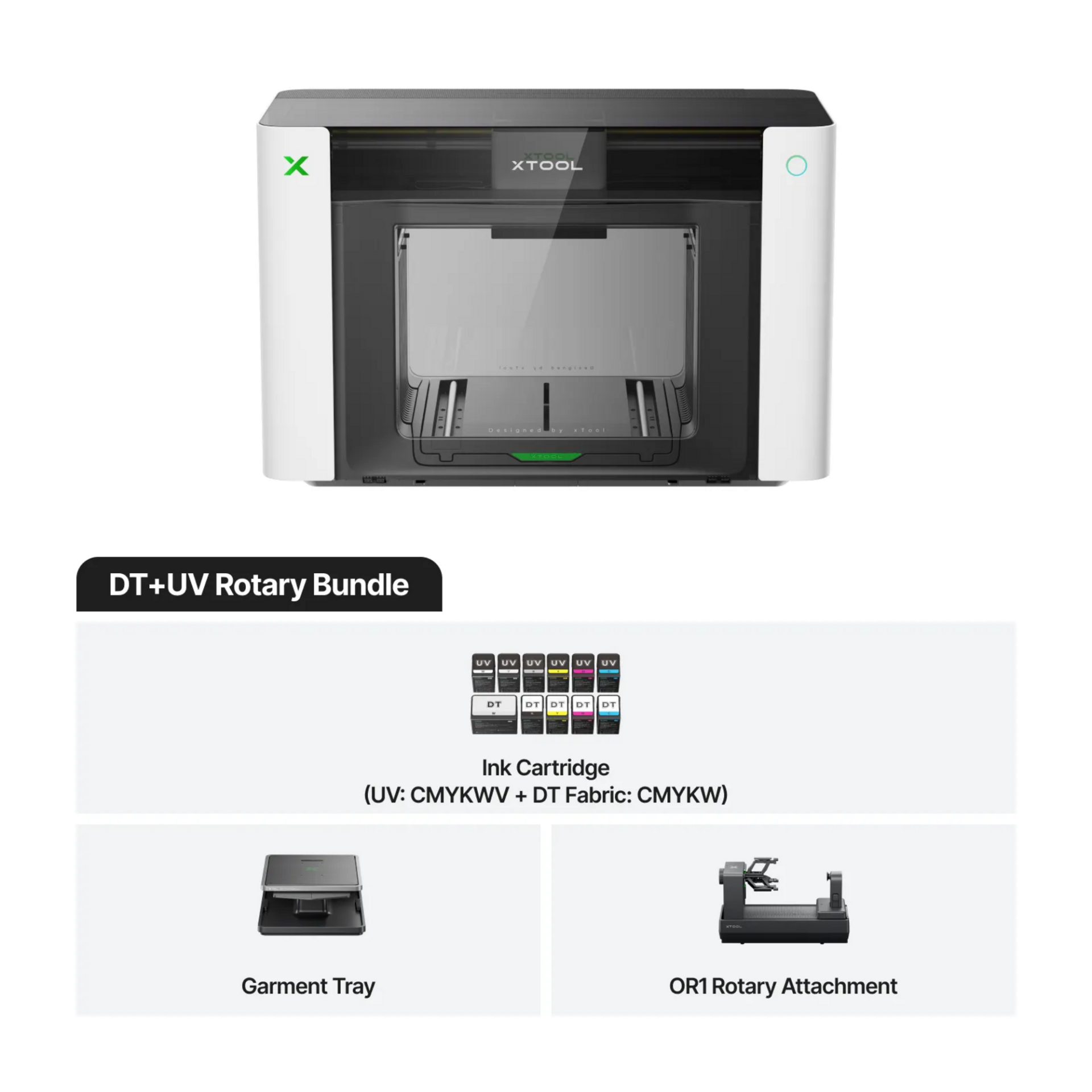 xTool O1 Omni Printer Dual UV & DTG Rotary Bundle