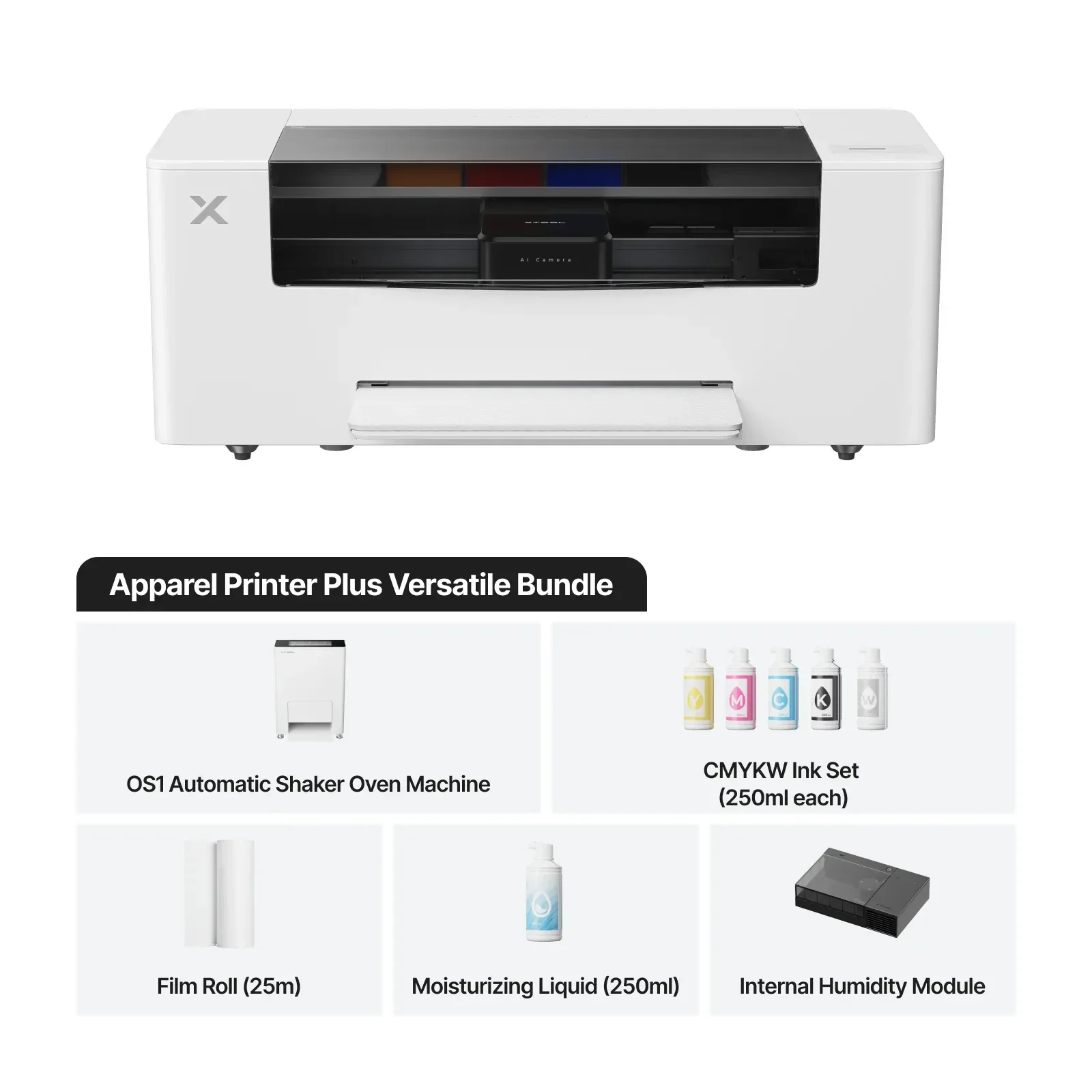 xTool DTF / Apparel Printer Versatile Bundle