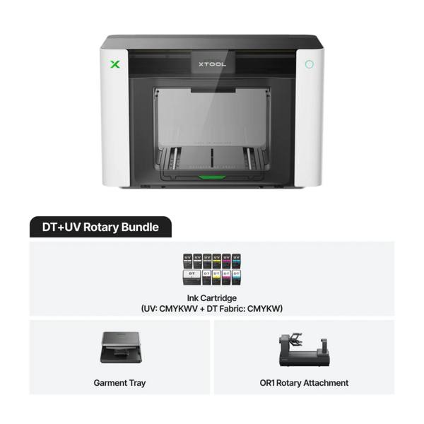 xTool O1 Omni Printer Dual UV & DTG Rotary Bundle