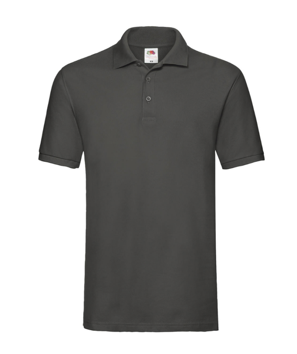 Fruit of the Loom Premium Polo heren light graphite