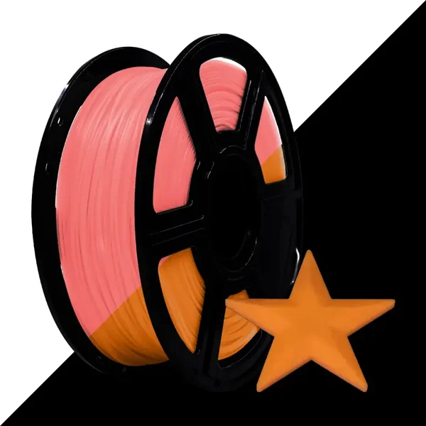 Flashforge Filament PLA Luminous Rood GLOW IN THE DARK