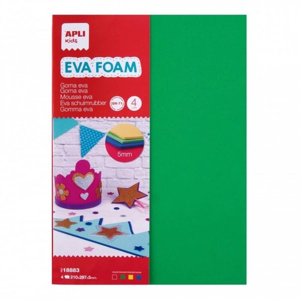 Apli EVA Foam A4 5mm 4st