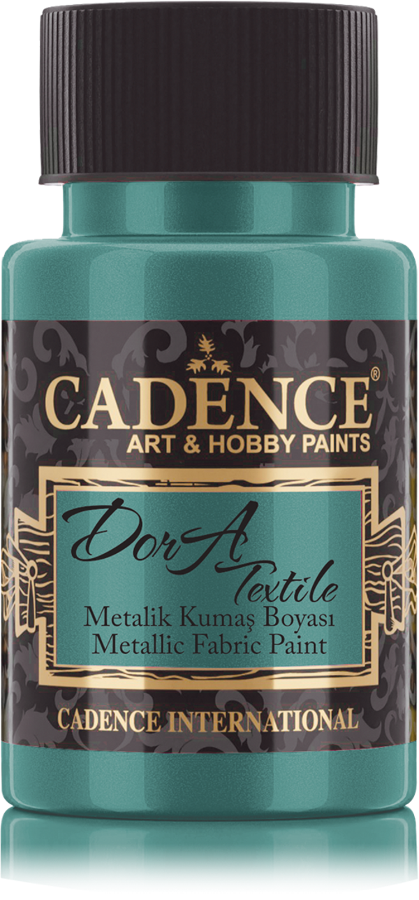 Cadence Dora Metallic Textielverf 50 ml Groen