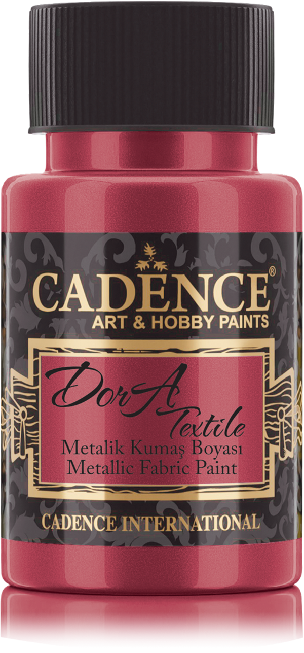Cadence Dora Metallic Textielverf 50 ml Rood