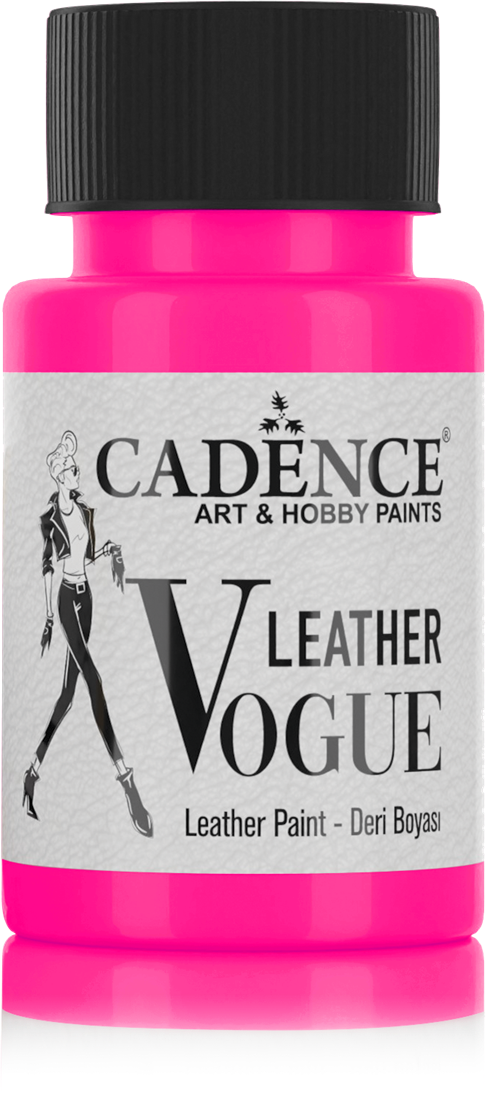 Cadence Leather Vogue Leer Verf 50 ml Neon Roze