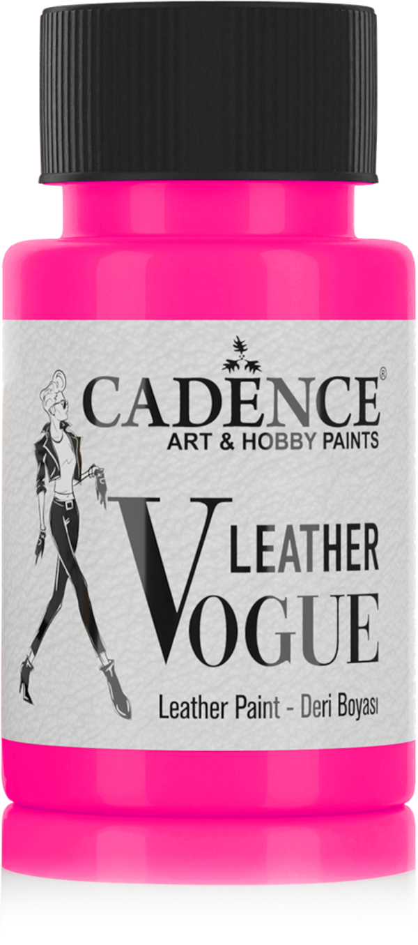 Cadence Leather Vogue Leer Verf 50 ml Neon Roze