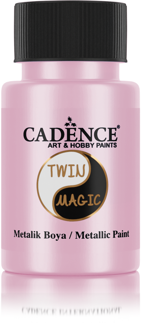 Cadence Twin Magic Acrylverf Metallic 50 ml Blue Rose