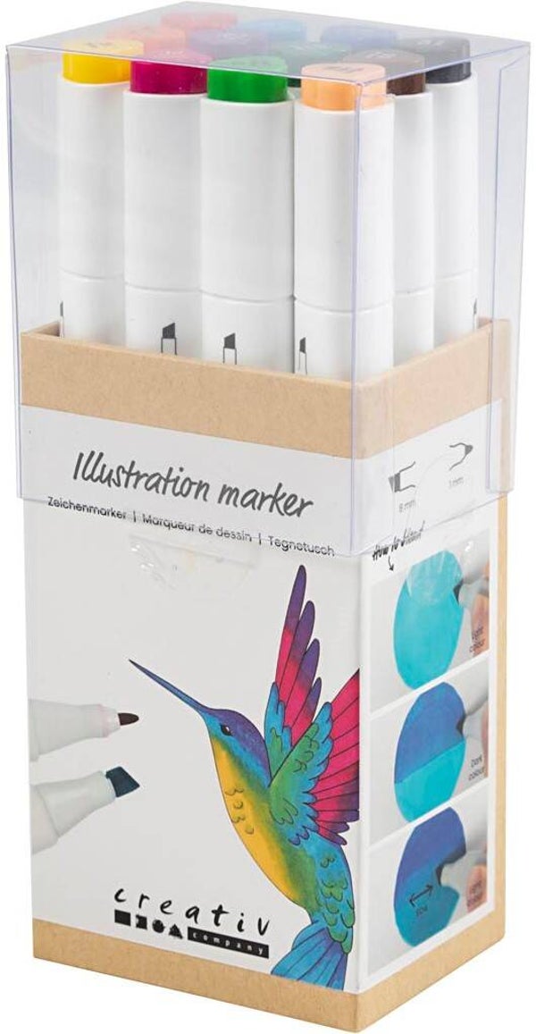 CC Alcoholmarkers Set 12 stuks