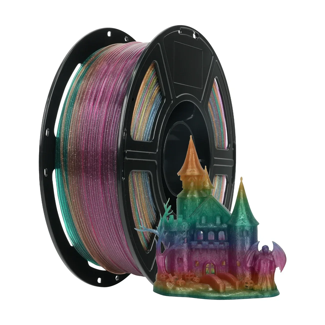 Flashforge Filament PLA Crystal Rainbow Candy