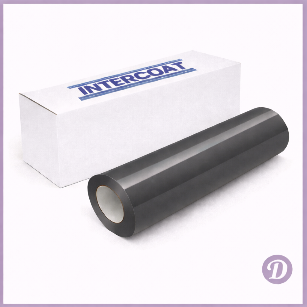 Intercoat Permanent Vinyl Glossy Gray