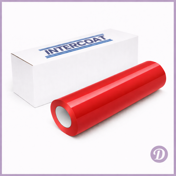 Intercoat Permanent Vinyl Glossy Red