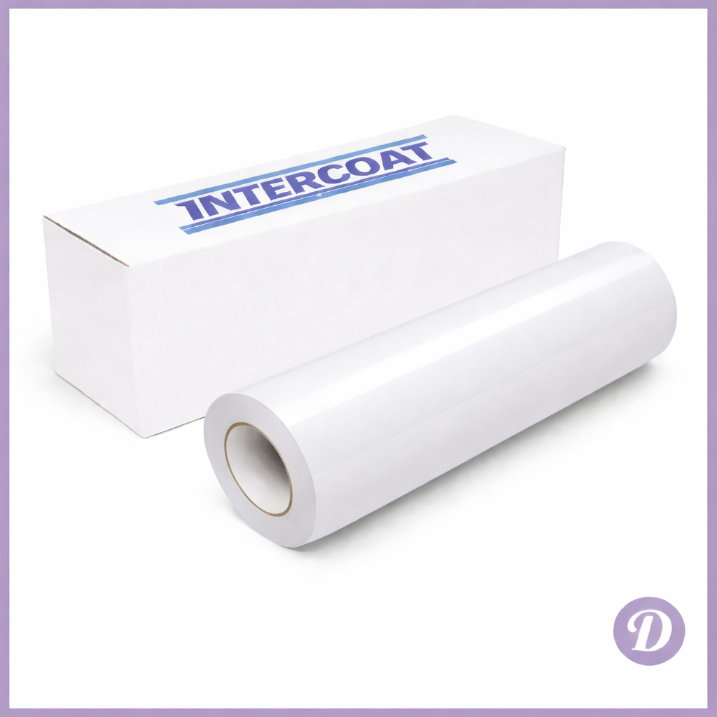 Intercoat Permanent Vinyl Glossy White
