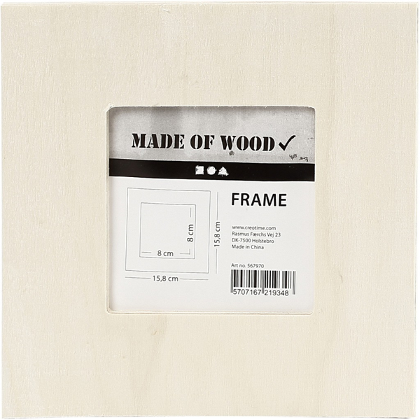 Made of Wood houten fotolijst 15,8x15,8 cm