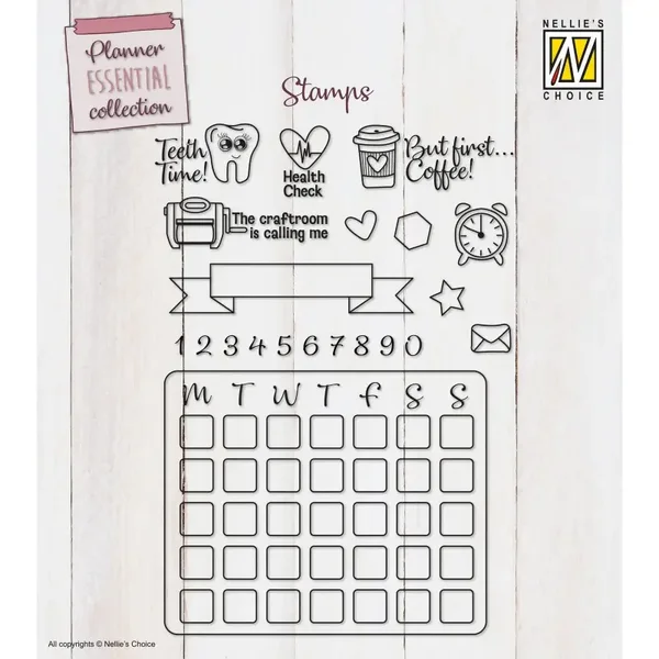 Nellie's Choice Clear Stamps Plan It