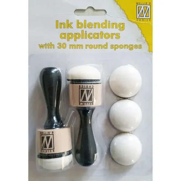 Nellie's Choice Ink Blending Applicators with 30mm Round Sponges