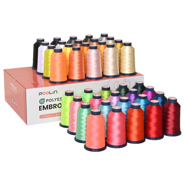 PooLin borduurgaren 40 kleuren