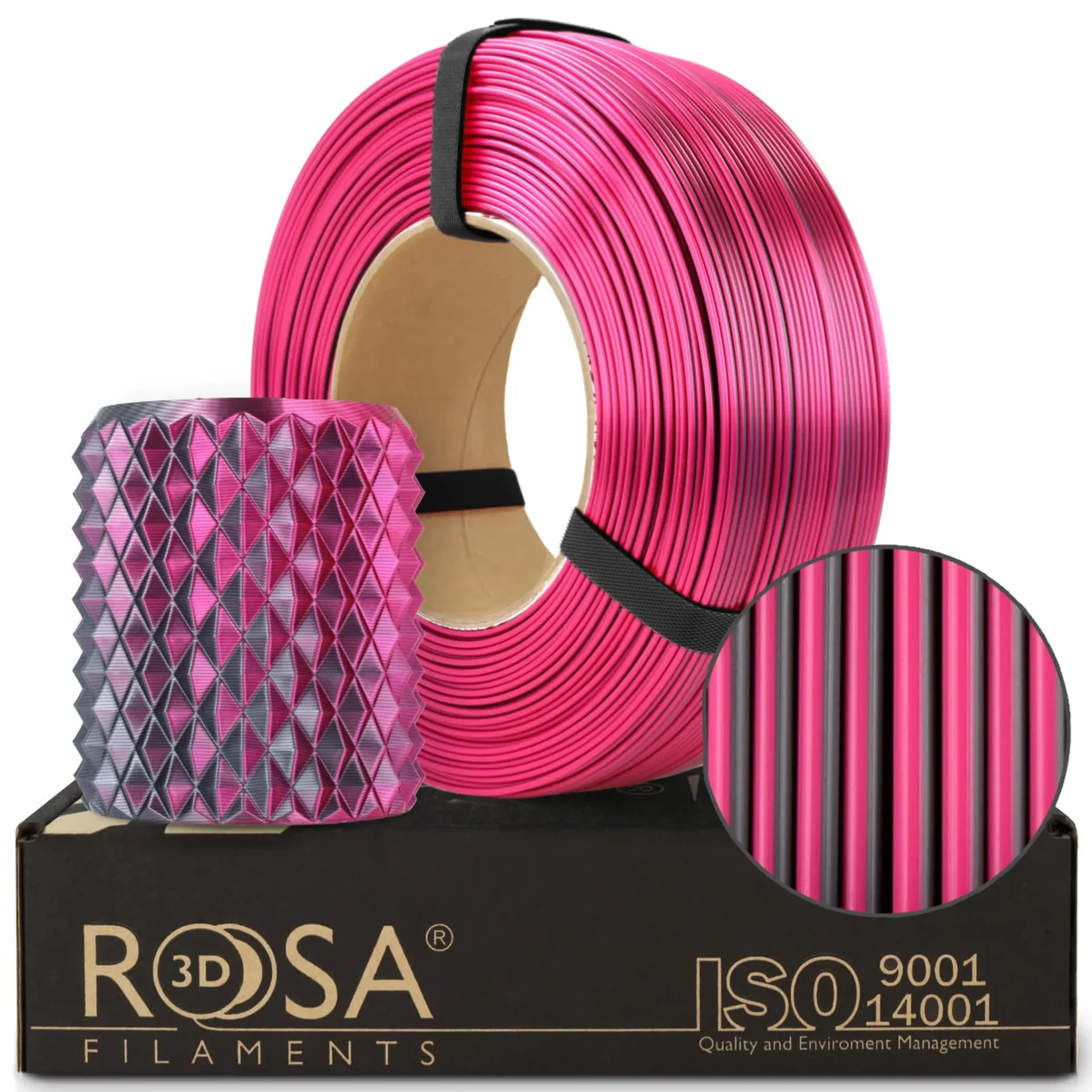 Rosa Filament ReFill PLA Magic Silk Mistic Purple