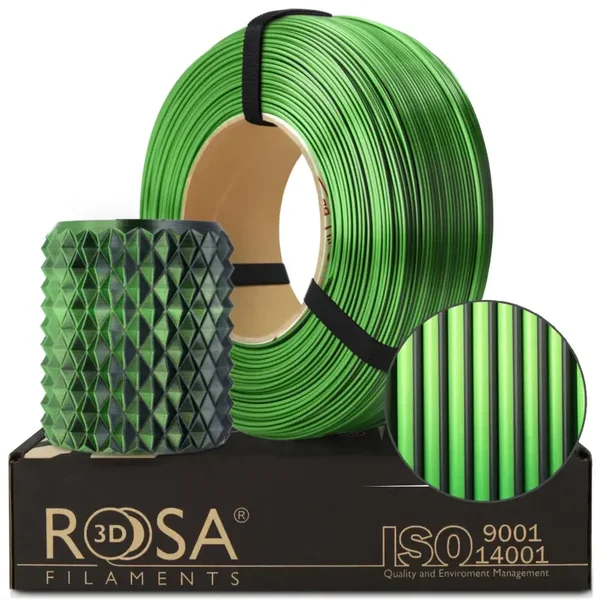 Rosa Filament ReFill PLA Magic Silk Mistic Green