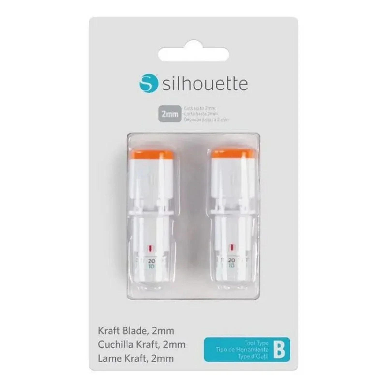 Silhouette Kraft Snijmes 2mm 2st.