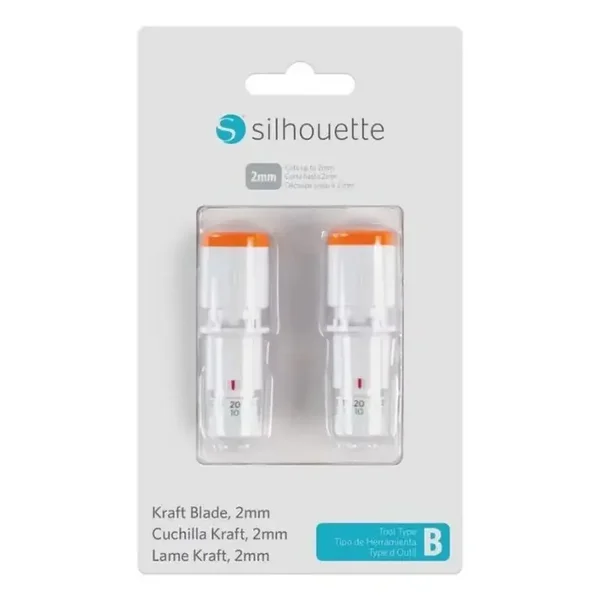 Silhouette Kraft Snijmes 2mm 2st.