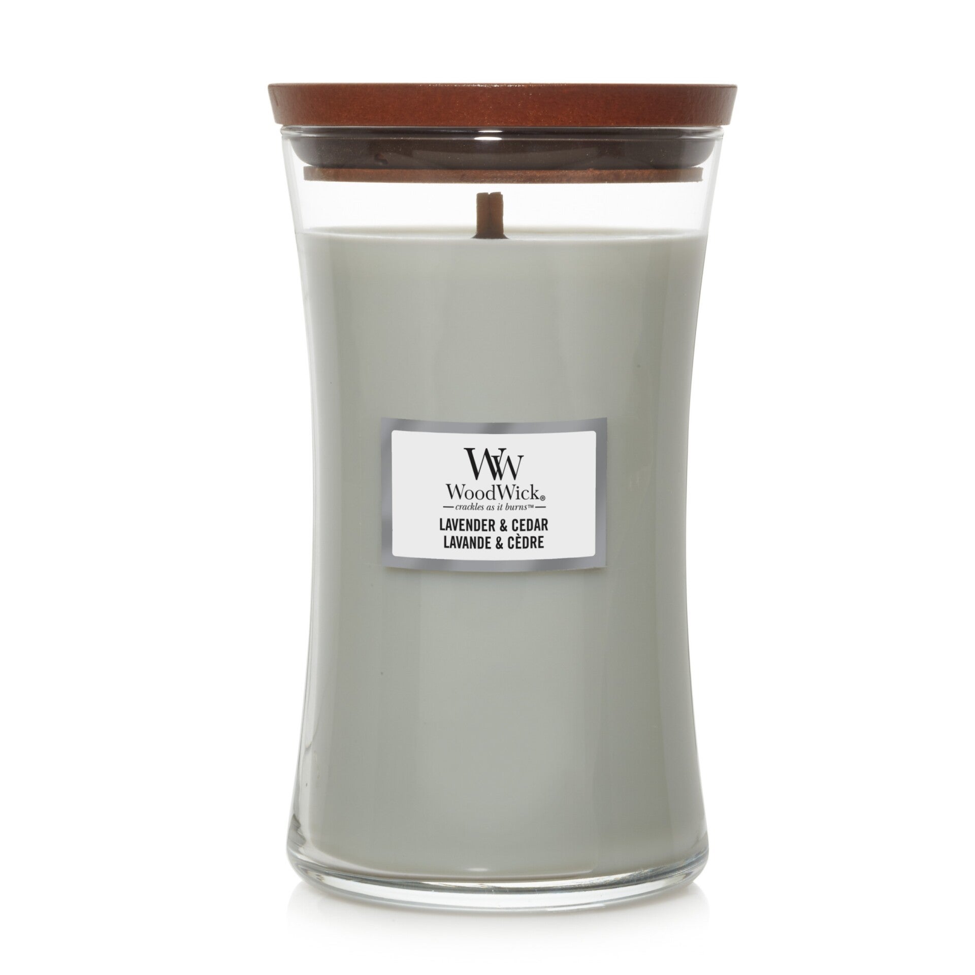 Woodwick Lavender & Cedar Large Candle