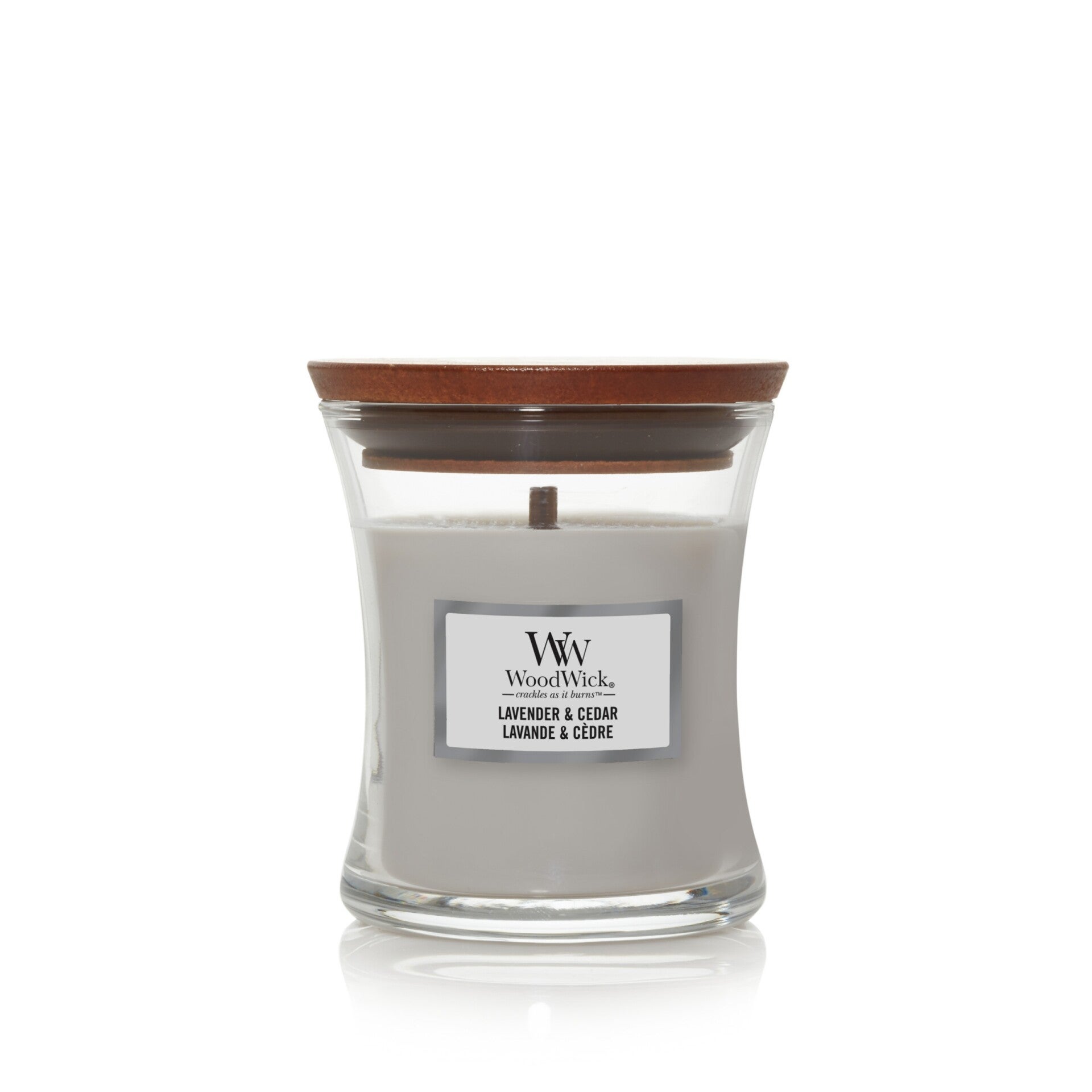 Woodwick Lavender & Cedar Mini Candle