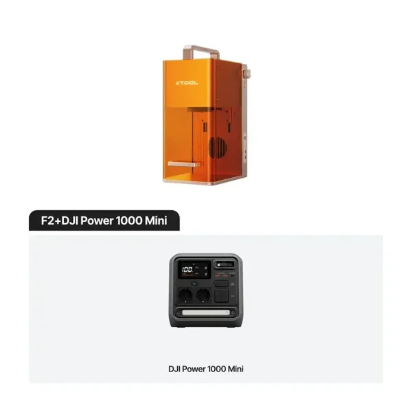 xTool F2 Lasergraveerder met DJI Power 1000 mini