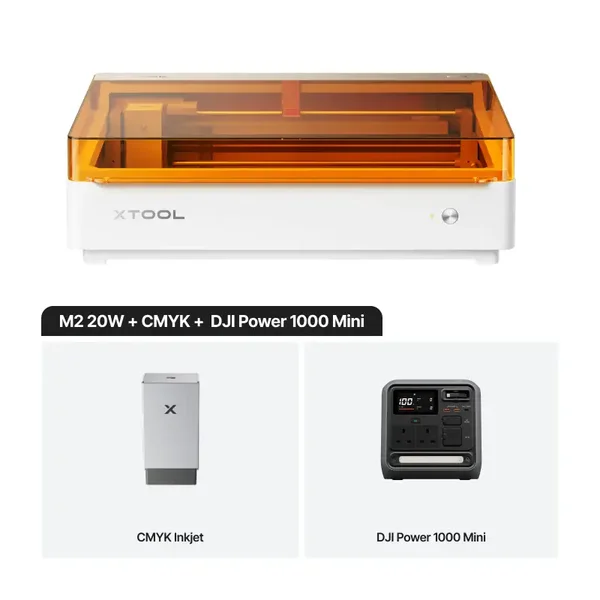 xTool M2 20W Color & DJI Power 1000 mini