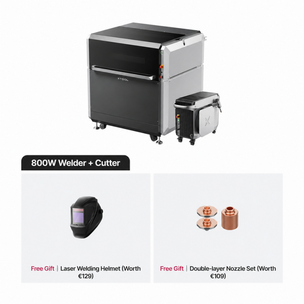 xTool MetalFab Laser Welder & CNC Cutter 800W