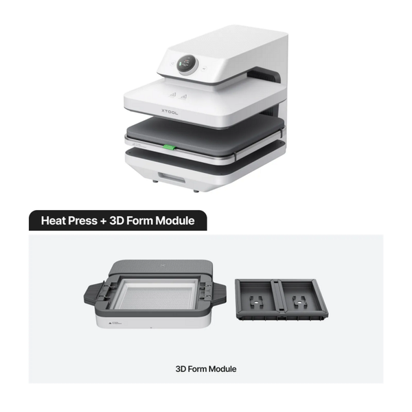 xTool WonderPress Heat Press + 3D Form