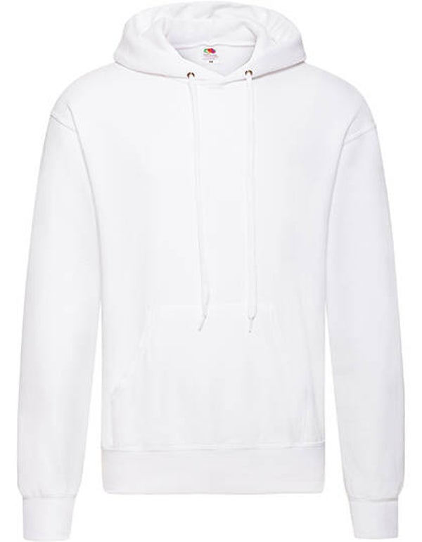 Fruit of the Loom Classic Hooded Sweat wit