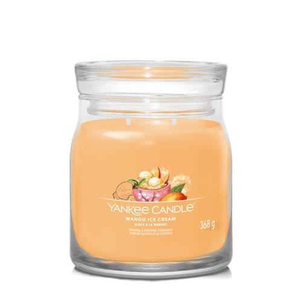 Yankee Candle Mango Ice Cream Signature Medium Jar