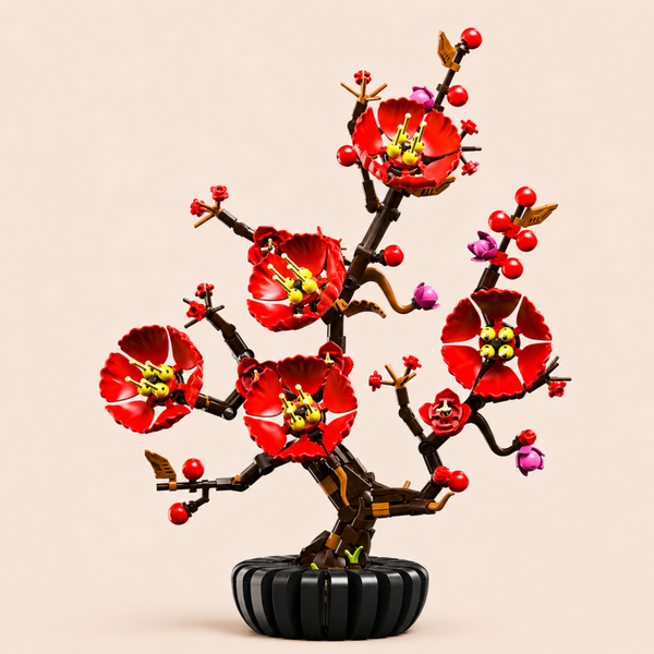 Bouwset Japanse Pruimenbloesem Bonsai  (599 onderdelen)