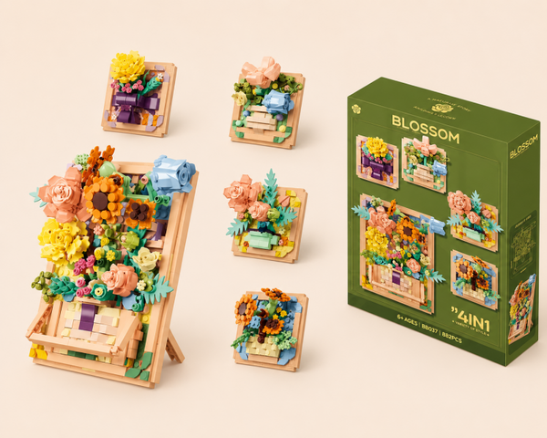 Bouwset Bloemen Fotolijst 4-in-1  (882 onderdelen)