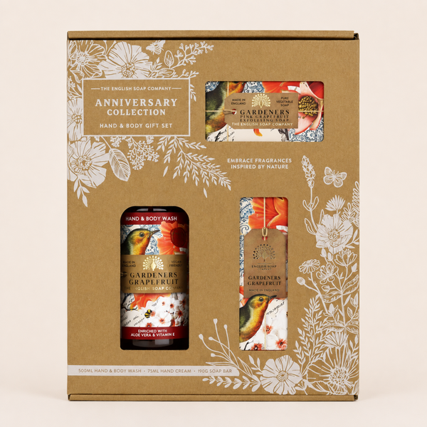 English Soap Company Hand & Body Geschenkset – Gardeners Grapefruit