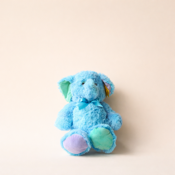 Pluchen Knuffel Olifant Blauw