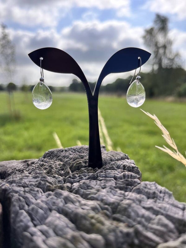 Oorbellen pluis druppel