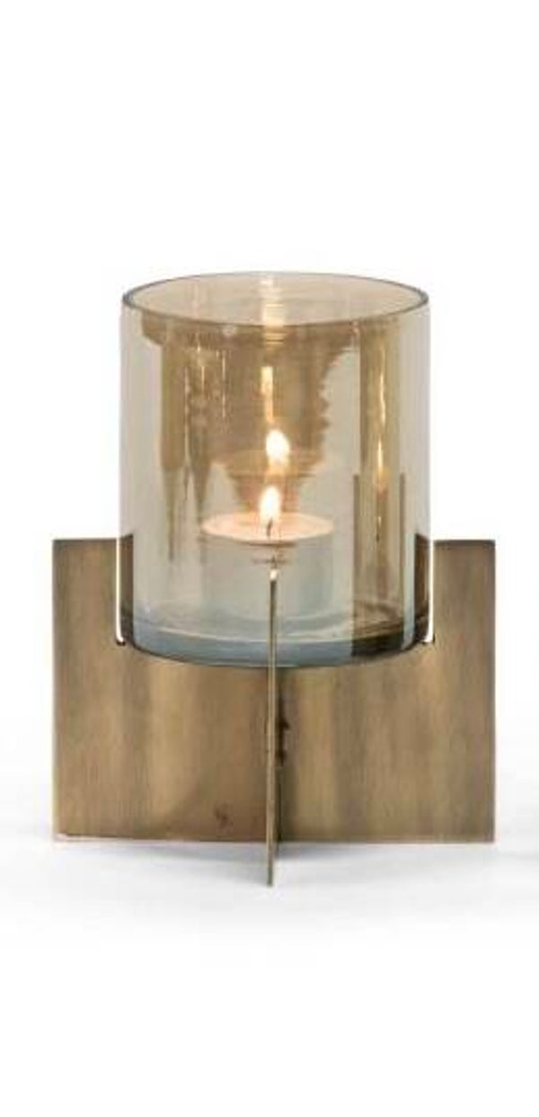 Windlicht  Antique Brass - Dekocandle S - 13 x 16 cm