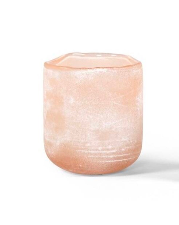 Votive frosted Peach [9 x 10 cm] - Dekocandle