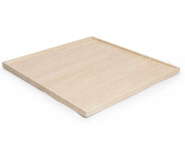Travertine dienblad tray 45x45cm - Mooisa
