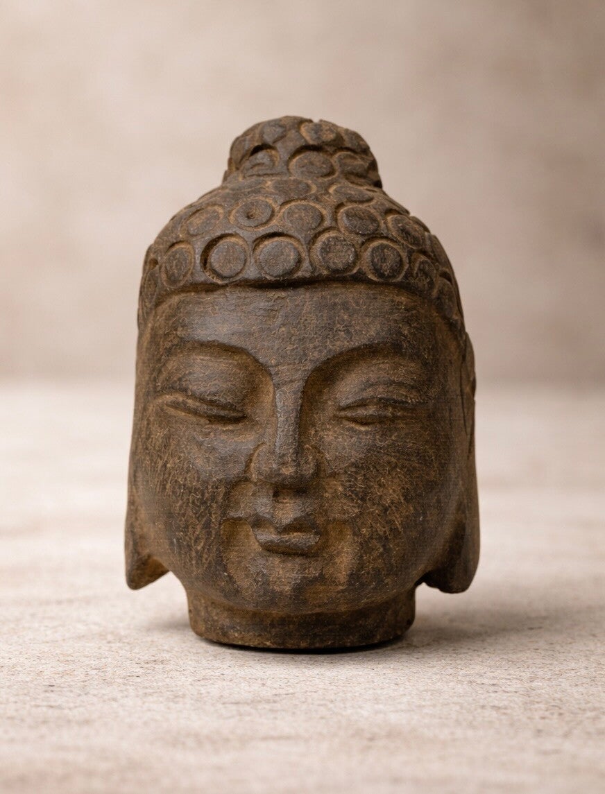 Buddha head small antique look