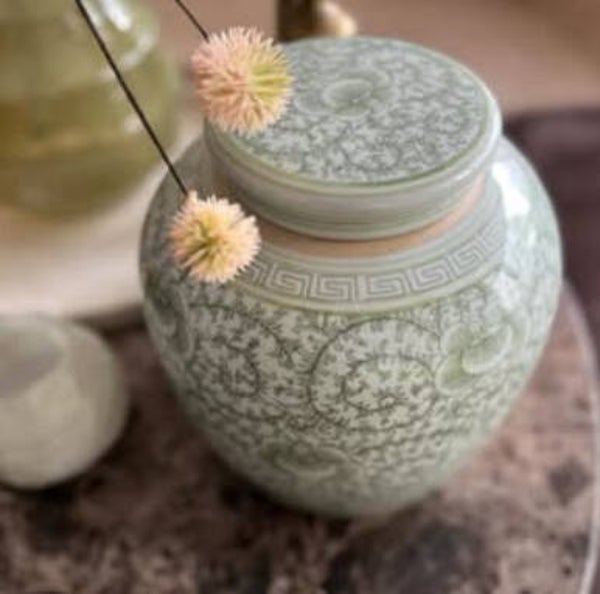 Chinese Gemberpot Groen - 25 cm x 25 cm