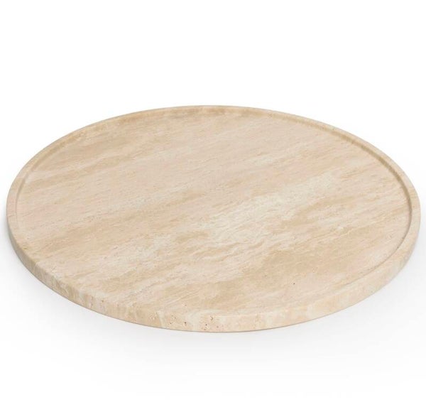 Dienblad Rond 45 cm Travertine - Mooisa