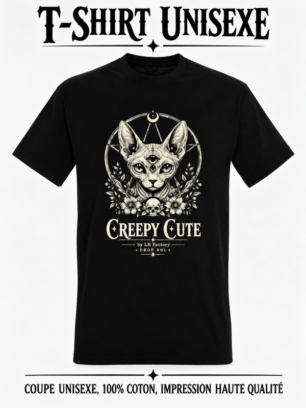 Tee-shirt Unisexe NOIR
