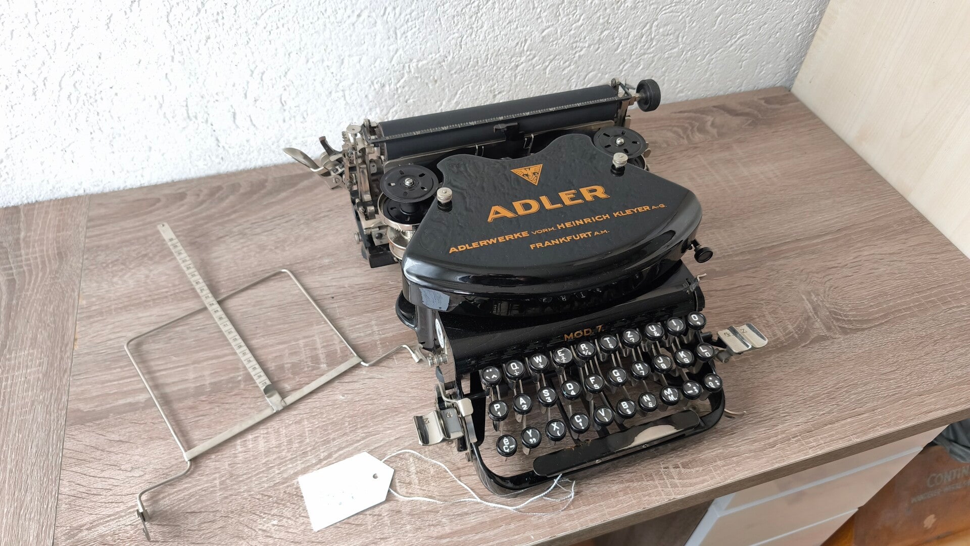 Adler Modell 7 von 1929 Schreibmaschine - restauriert