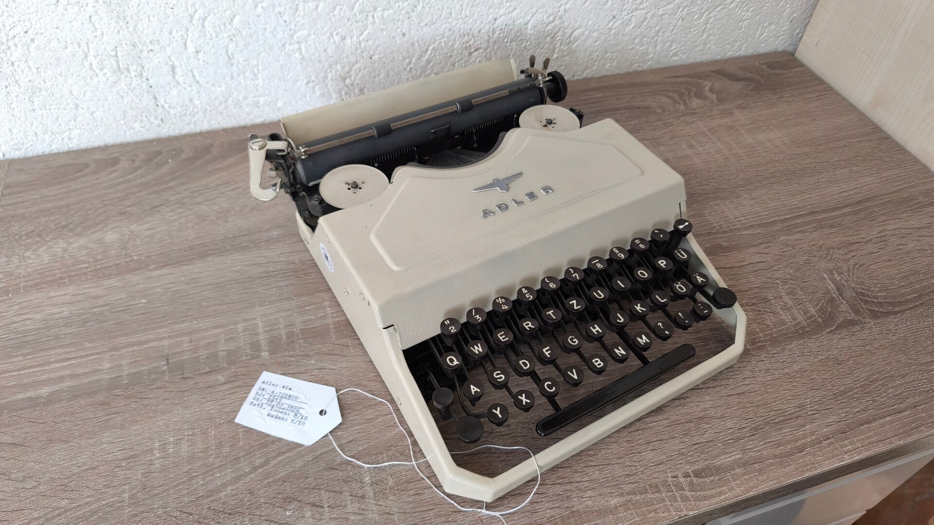 Adler 46a von 1949 Schreibmaschine